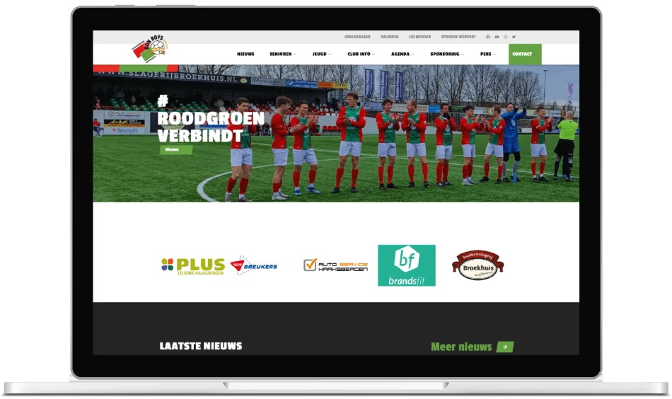 Nieuwe website voor SV Bon Boys ontwikkeld door Nubix!