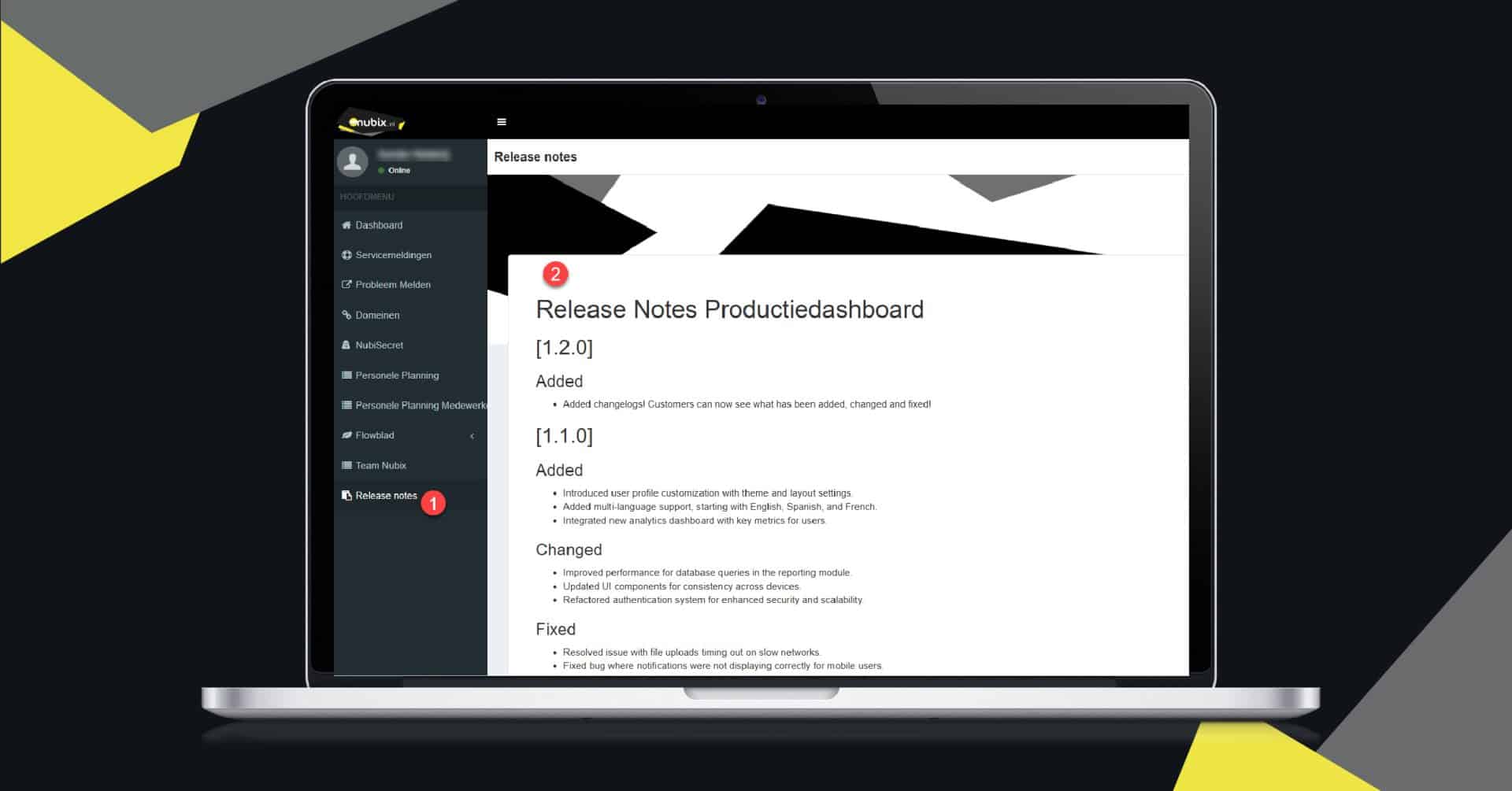 NIEUW! Release Notes in de portal